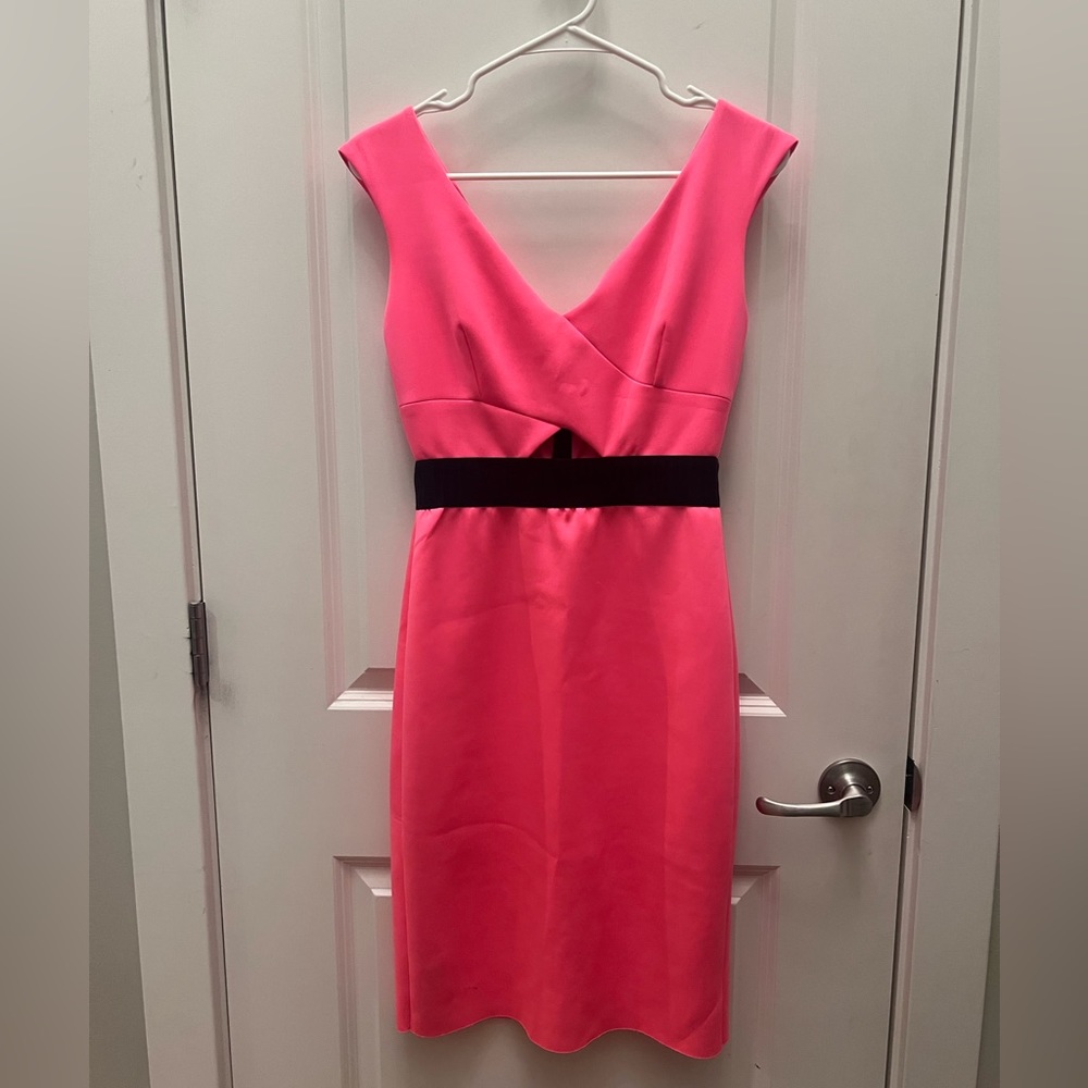 Gorgeous Milly dress! Bright pink. Excllnt condition. Worn once. Sz 2. Cut out.